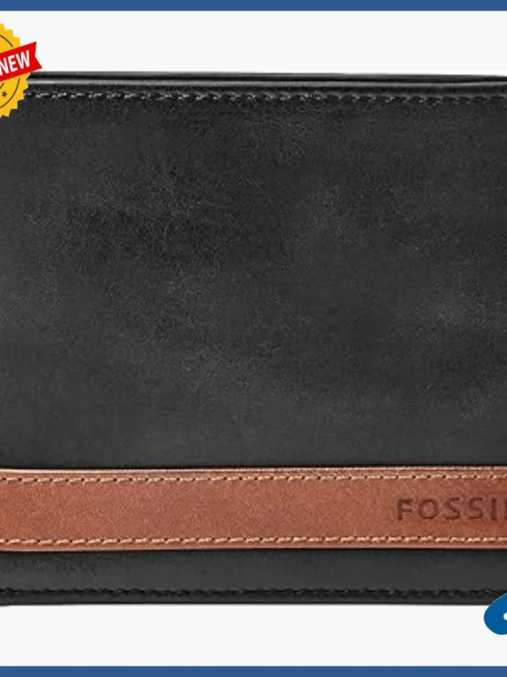 Genuine Leather Bifold Wallet with Coin Pocket for Men